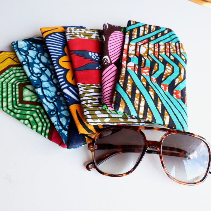 Bold African Print Sunglass Cases